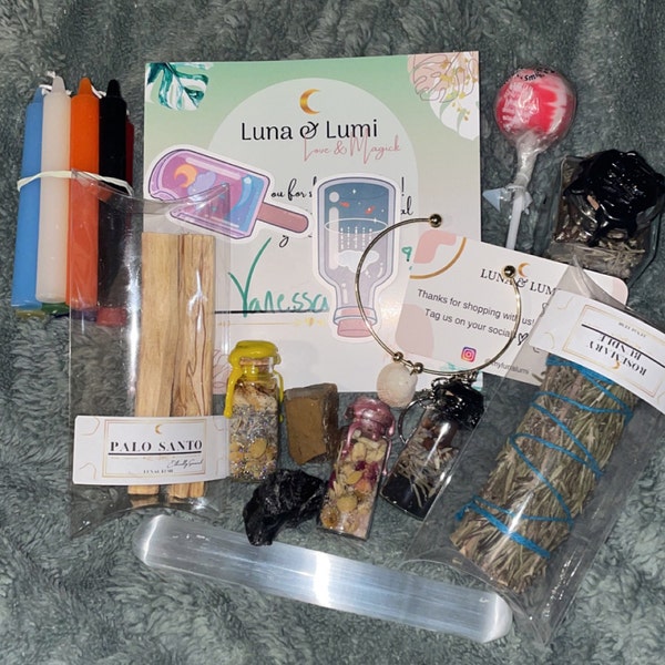 Baby Witch Kit, Baby Witch, Starter Kit, Candles, Crystals, Herbs, Rose ...
