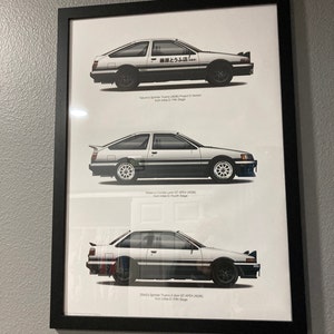 頭文字D AE86 レビン、トレノ、2ドアクーペトレノ 3台セット - Etsy 日本