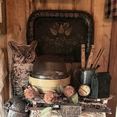 Primitive Rabbit Inn Wooden Picture Sign, Folk Art Easter Trade Sign - Etsy