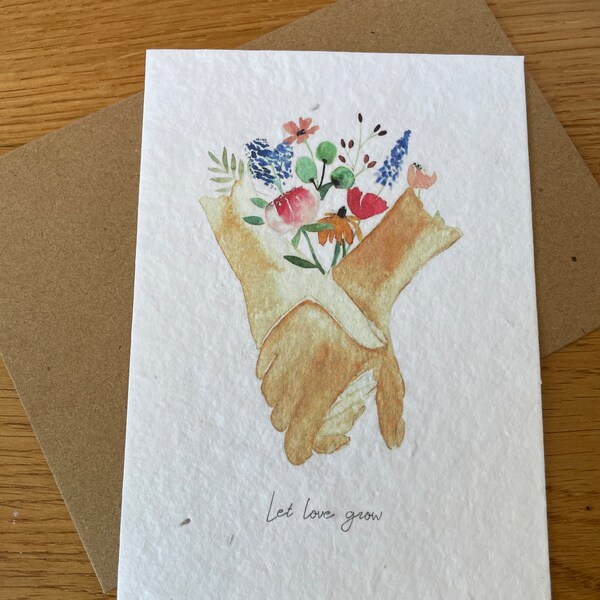 Wee Blue Coo Grußkarte Mit Farnblatt-Design – 17,5x12,5 Cm, Blanko Innen, Mit Umschlag