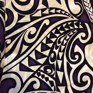 White Background Tropical Hawaiian Print Fabric 100% Cotton | Etsy