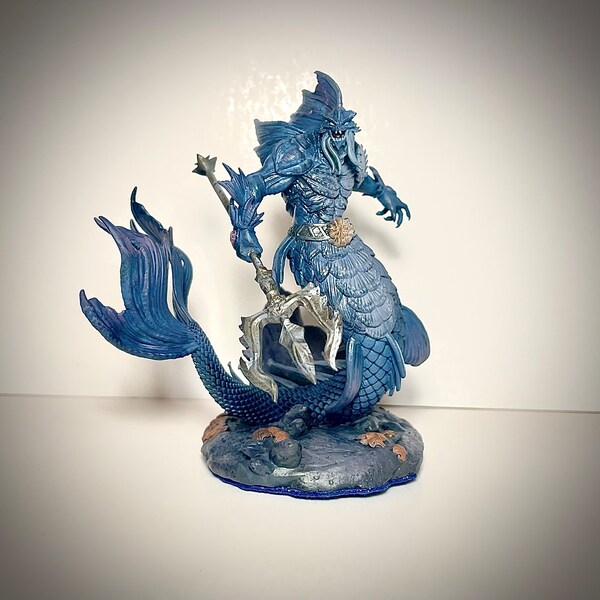 Merrow Sea Adventure Monster | Resin Miniature | Dungeons and Dragons ...
