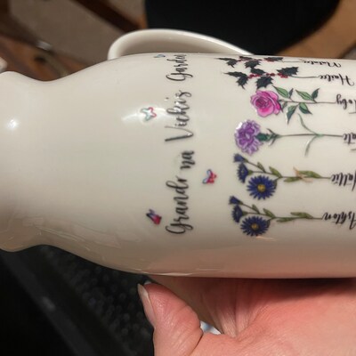 Personalized Birth Flower Acrylic Plaque, Custom Grandma's Garden Gifts ...