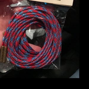 Mad Dog Laces Black Paracord Boot Laces With Steel Tips - Lifetime Guarantee