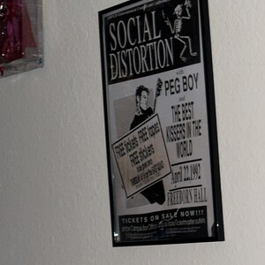 SOCIAL DISTORTION Live Show Laminated Print - Etsy
