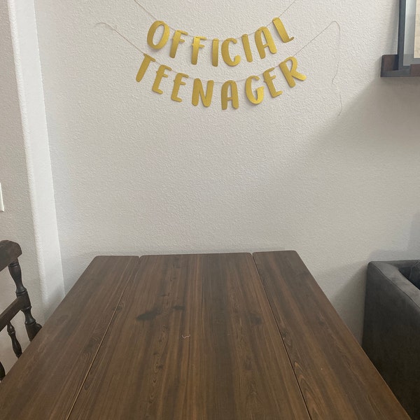 Glitter Banner Officizell Teenager #65: Striscione Festa Per Compleanno E Addio Al Celibato/Nubilato