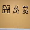 Construction Letters, Name Sign Wood, Vehicle Name Sign, Personalised ...