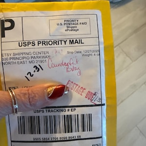 Comprador de Etsy ha añadido una foto de su compra