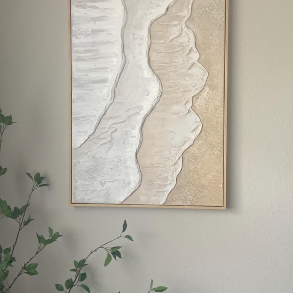 Picture Idea: Minimalist Green Abstract Textured Wall Art Large Original Geometric