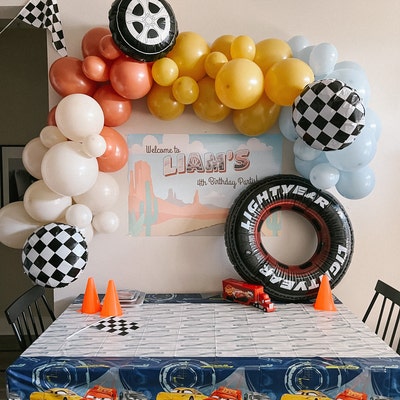 Personalized Radiator Springs Vintage Cars Birthday Party Printables ...