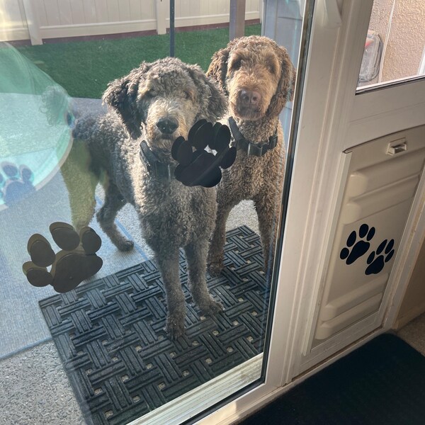 Glow In The Dark Dog Paw Print Wall Decals, Vinyl Stickers For Kids Bedroom - Foto 7