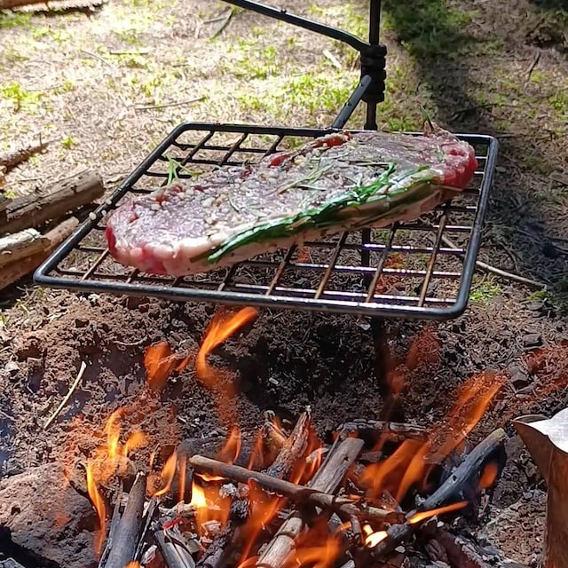 Original Grill Mini Fire Anchor | Bushcraft Outdoor Cooking System