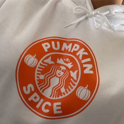Pumpkin Spice Logo Svg, Starbucks Svg, Pumpkin, Fall Svg, Png, Cut File