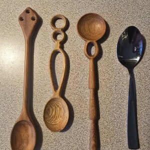 33種類のデザイン木製スプーン手彫りオーガニック、手作り木製スプーン
