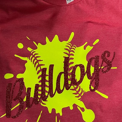 Bulldogs Svg Baseball Svg SVG Paint Splatter Decal - Etsy