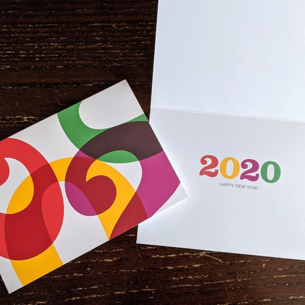 Boxed New Year Cards, Unique New Year Cards, 2025 Cards, Happy New Year