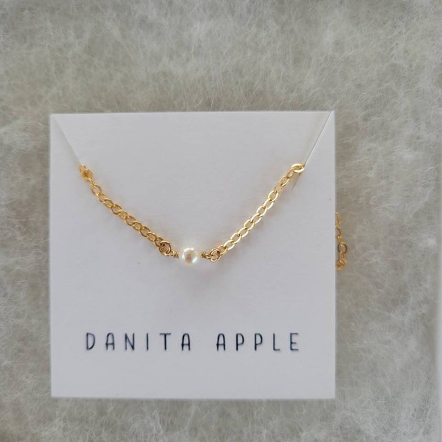 ブレスレット LESS IS MORE 14K Goldfield Baby Rice Pearl Necklace 14K goldfilled baby rice pearl necklace - Less is more | 60