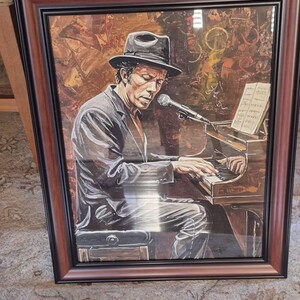 ヨーロッパ版★ネオビンテージ！TOM WAITS トムウェイツ 額付 ポスター Tom Waits Piano Painting Poster - Etsy
