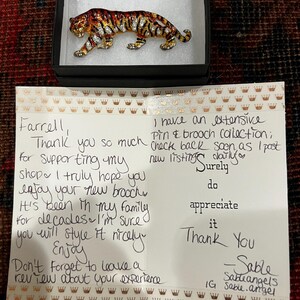 Farrell added a photo of their purchase