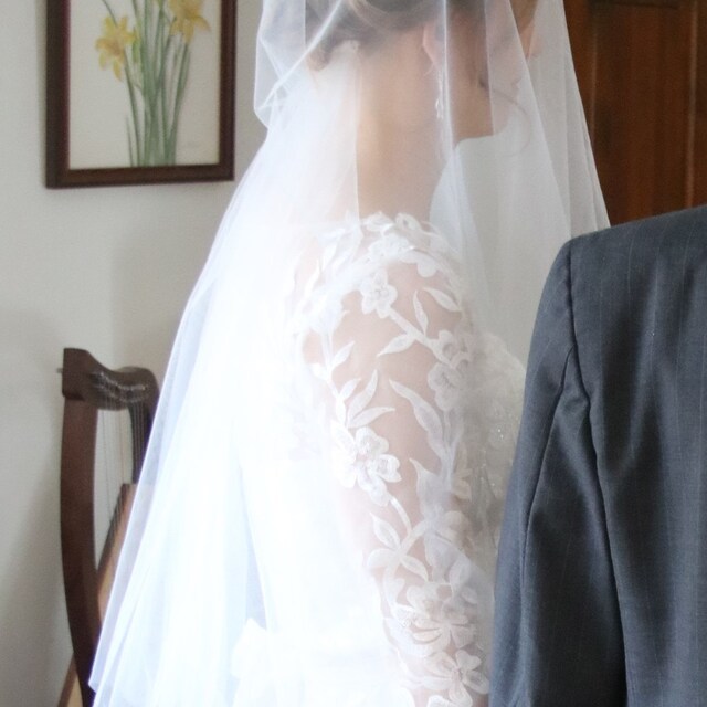 SJBAUTYO Veli Da Sposa,Nozze Tulle Velo CortoElegante,Velo da sposa in tulle con pettine Velo a vita corta per le spose,Può essere utilizzato per matrimoni, carnevale, halloween
