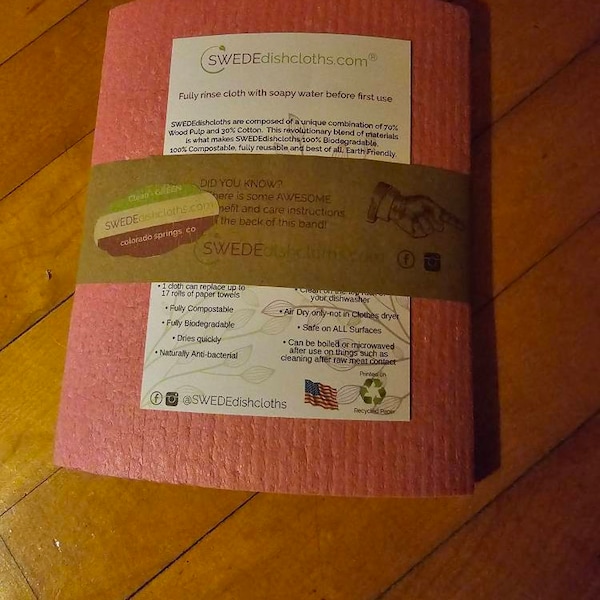 SWEDEdishcloths, Set Di 3 Panni Misti Di Fiori Di Campo (uno Di Ogni