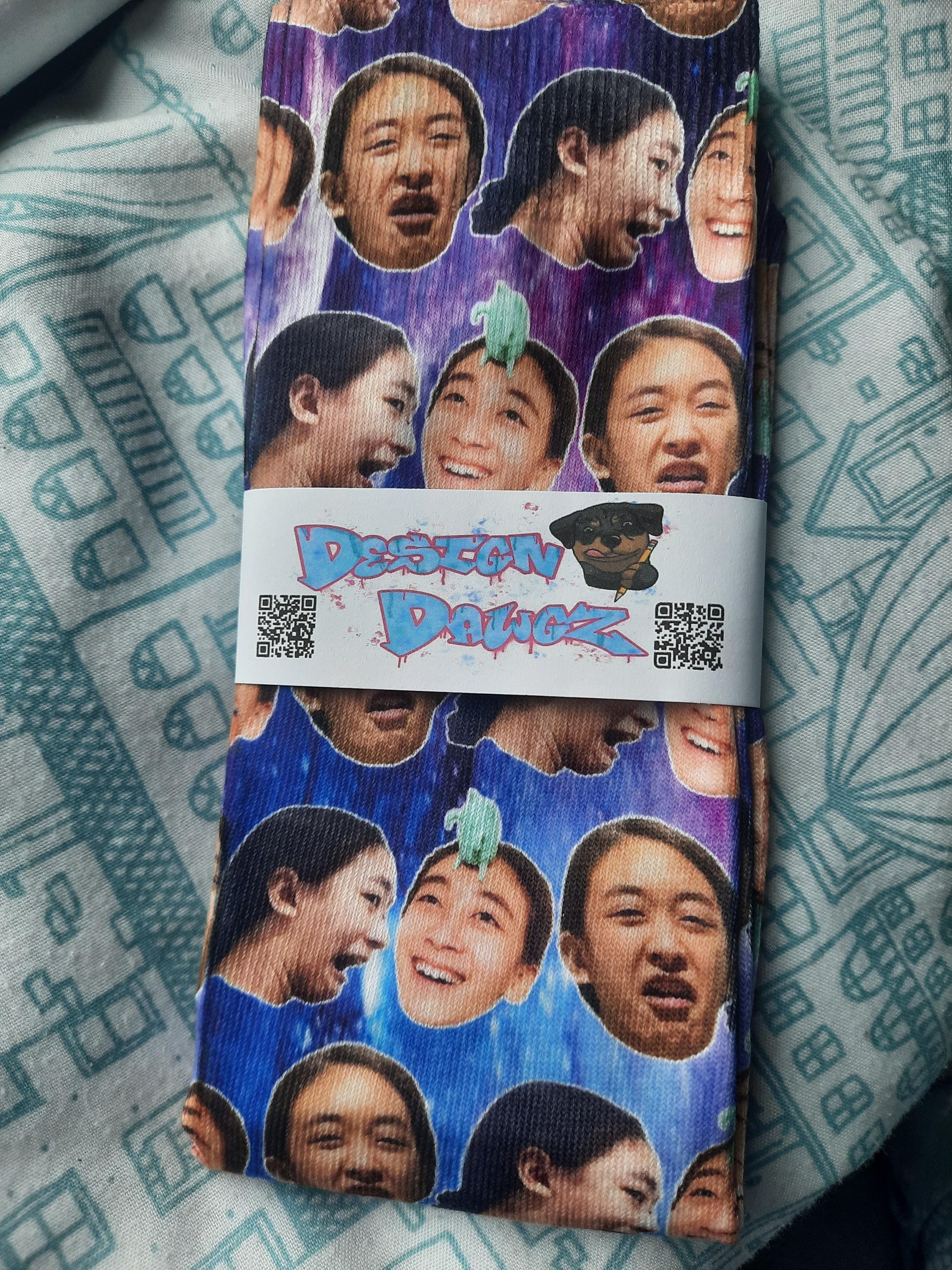 Full Face Photo Printed Socks Personalised Custom Designs | Birthday, Christmas, Fathers Day | Kids and Adult sizes