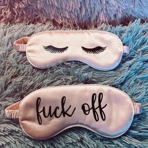 Calm Down Sleep Mask Sleep Mask Calm Down Eye Mask Custom Eye Mask Sleep Secret Must Have