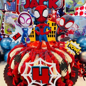 Spidey and His Amazing Friends Cake Topper