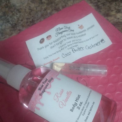 Coconut Vanilla Body Mist, Body Splash, Body Spray, Fragrance Mist ...