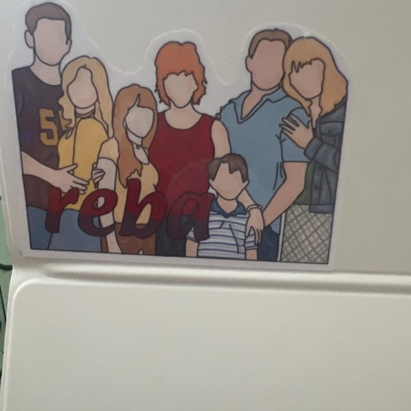 Reba, 2000’s Sitcom, Barbra Jean, Brock, Family Tv - Etsy