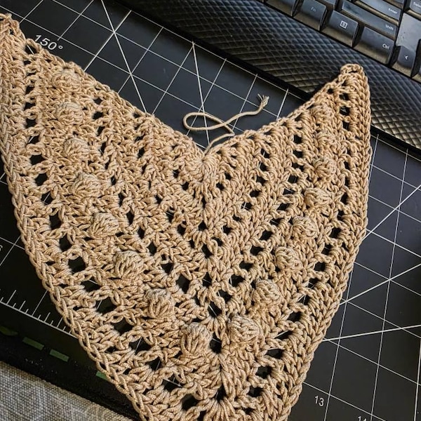 Crochet Shawl Pattern Easy Triangle Wrap Lightweight Womens PDF - Etsy