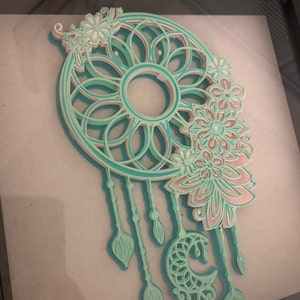 Multi Layer SVG 3d Layered Dream Catcher Boho Cut File ...