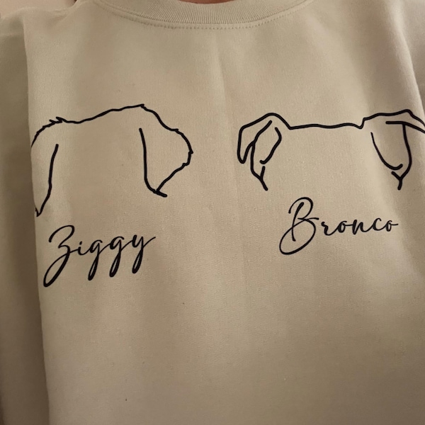 Personalized Dog Sweatshirt - Up to 5 Dogs - Best Gift For Dog Lover - Merry Woofmas