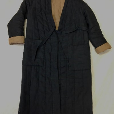 Quilted Jacket With Pockets, Linen Kimono Jacket for Women, Quilted ...