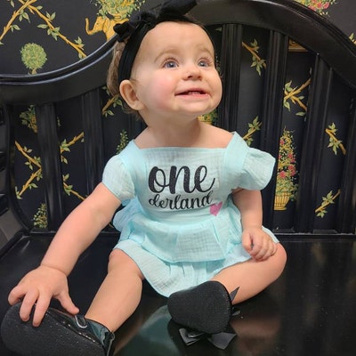 Alice ONEderland Romper Set: First Birthday Outfit, Costume