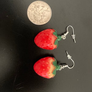 strawberry earrings!