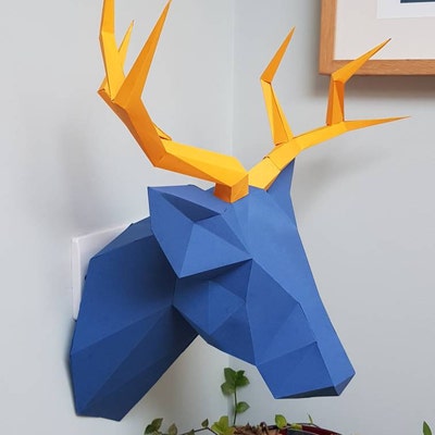 Low Poly Mask/pdf Half Mask/diy Mask/paper Mask/fancy Dress/halloween ...