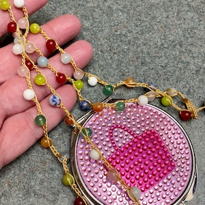 Bysonglezai Collana Donna Collane Pendente Lunghe Catena Ciondolo Collana Lunga con Pendente A Sfera Semplice per Catena Maglione da Donna