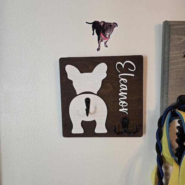 Personalized Dog Mom Shed Wood Circle Sign - Up to 5 Dogs - Best Gift For Dog Lovers main image 1