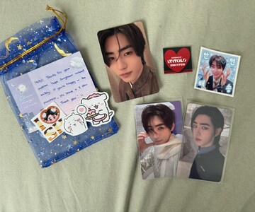 OFFICIAL ENHYPEN 2025 Season's Greetings Polaroid + Film Strip Sticker Set