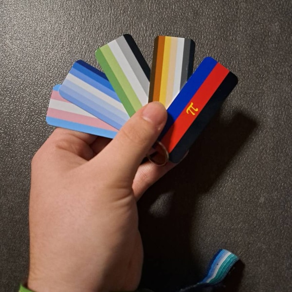 3D Metal LGBT Rainbow Pride Flag Keychain | Gay Lesbian Peace Key Ring Gift For Men & Women | Gift Box Included