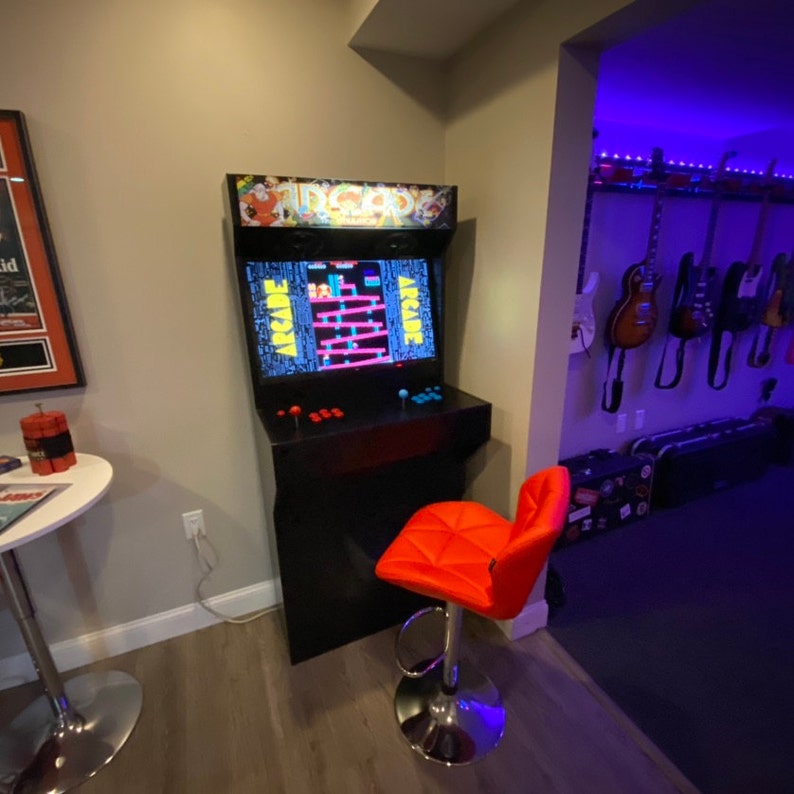 Arcade setup shared by Evelyn Foster