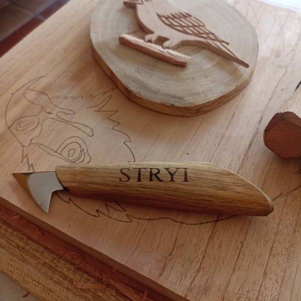 Wood Carving Set 12 Gouges, Straight and Bent Gouges in Case, Wood ...