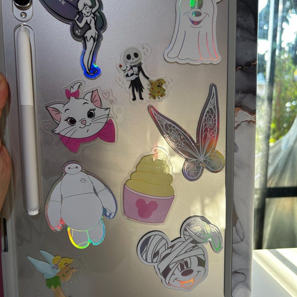 Disney Pixar Cars Sticker Lightning Mcqueen Ka-chow Clear Sticker Cars ...