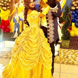 Belle Costume, Beauty and the Beast, Princess Costume Dress
