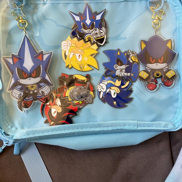 Sonic and Friends Dangling Acrylic Keychain: Mephiles, Infinite