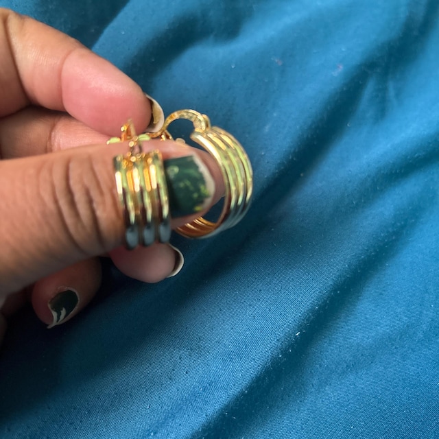 Orecchini A Cerchio Triplo Oro Per Donna Mesovor - Placcati 18K, Ipoallergenici, Regalo Alla Moda