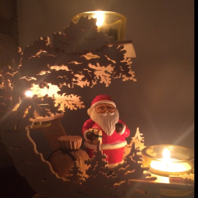 HANDMADE GERMAN CHRISTMAS Decoration Electrically Illuminated  Etsy