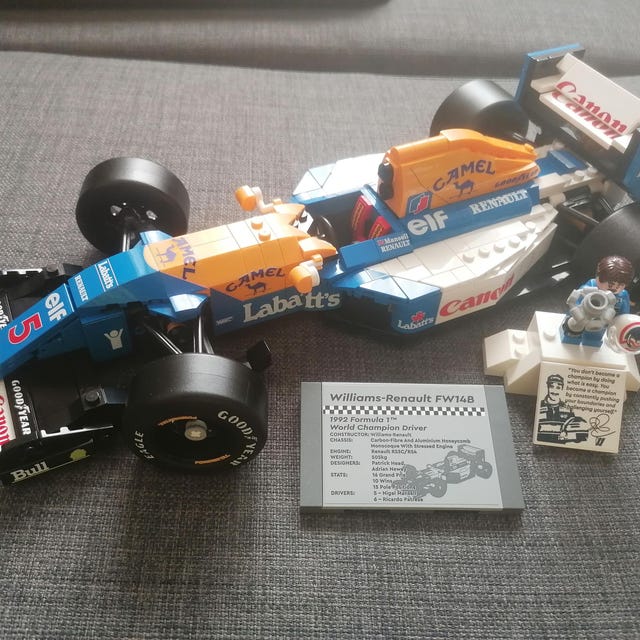 代替ステッカー - LEGO セット 10353 - ウィリアムズ FW14B