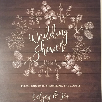Couples Shower Invitation Template, Wedding Shower Printable, DIY ...